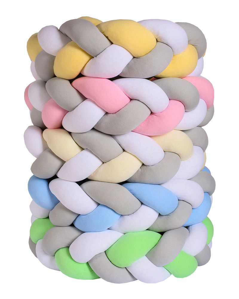 Mantinel - cop béžovo - bílo - šedý