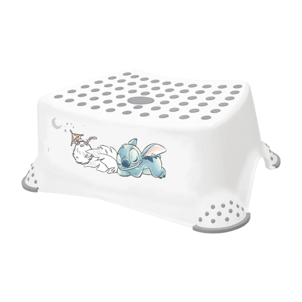 Stupátko k umyvadlu KEEEPER - STITCH bílé