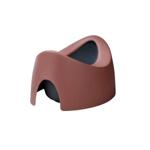 Nočník protiskluzový ergonomický TEGGI - růžová/grafitová
