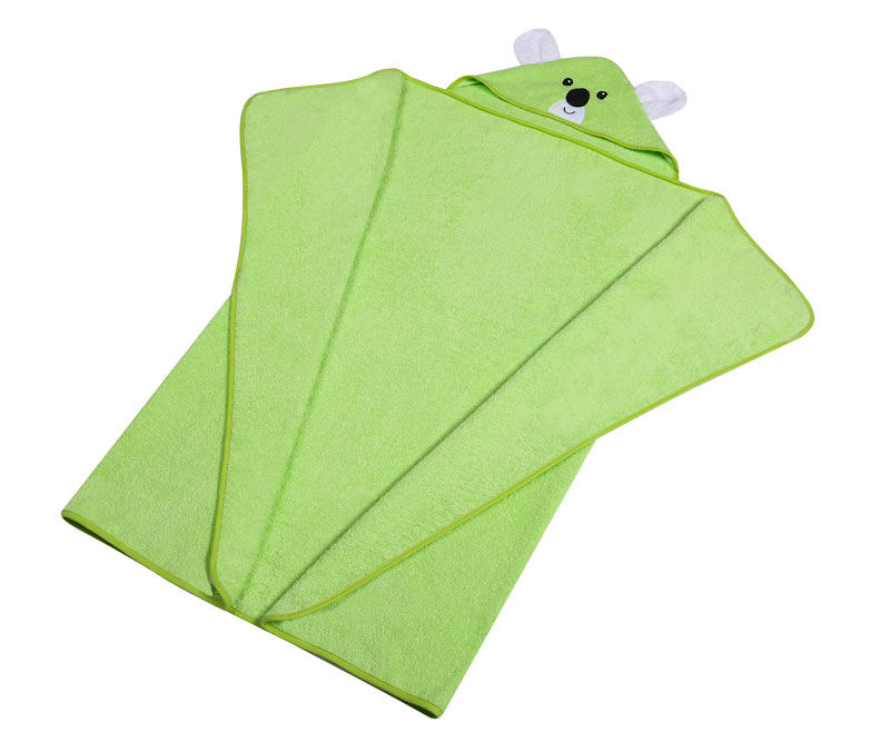 Osuška dětská froté ANIMALS 120x100 cm - ZELENÁ KOALA