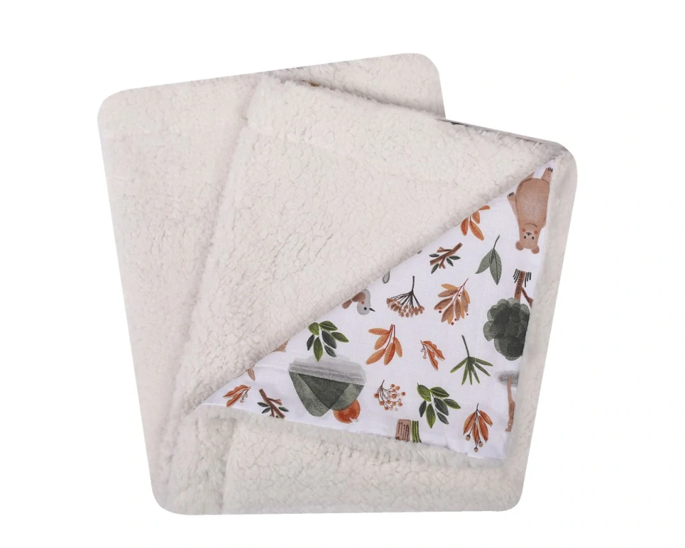 ZAVINOVAČKA  TEDDY - smetanová/OLIVOVÝ LES