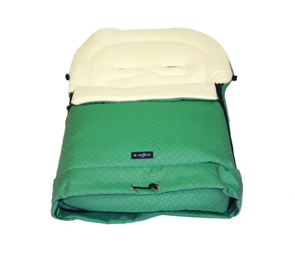 Fusak - tmavá zelená + puntík